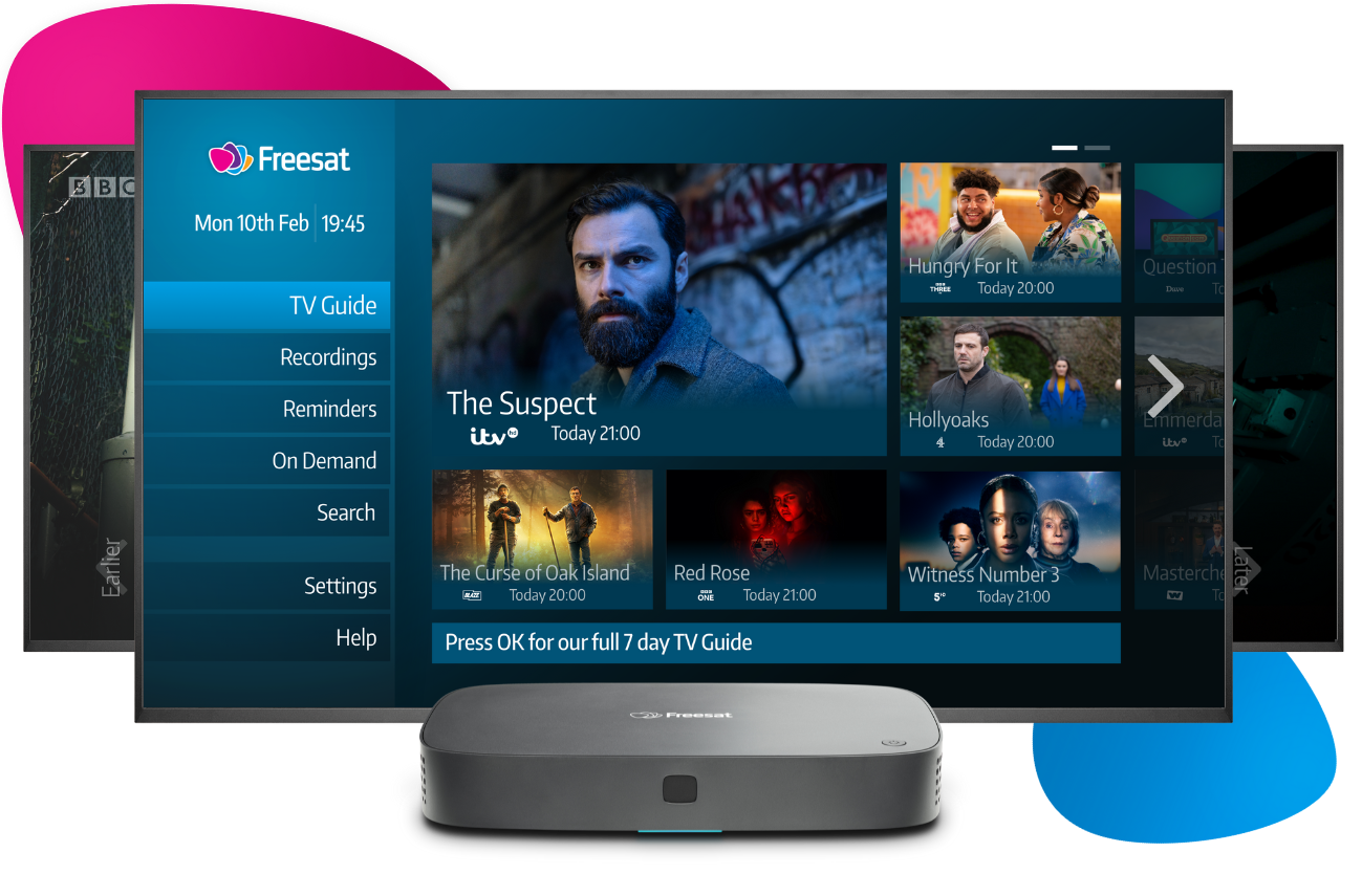 Freesat TV UI The Suspect