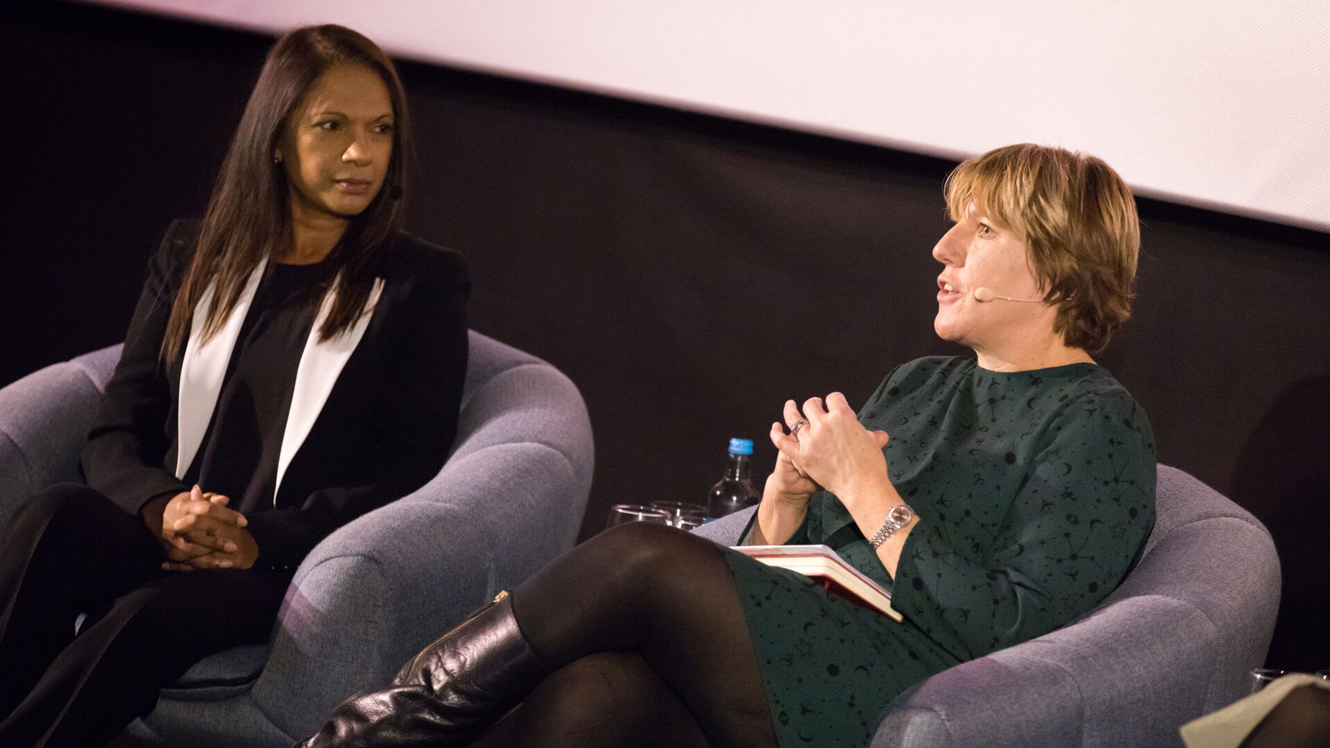 Gina Miller and Cristina Nicoletti Squires in conversation