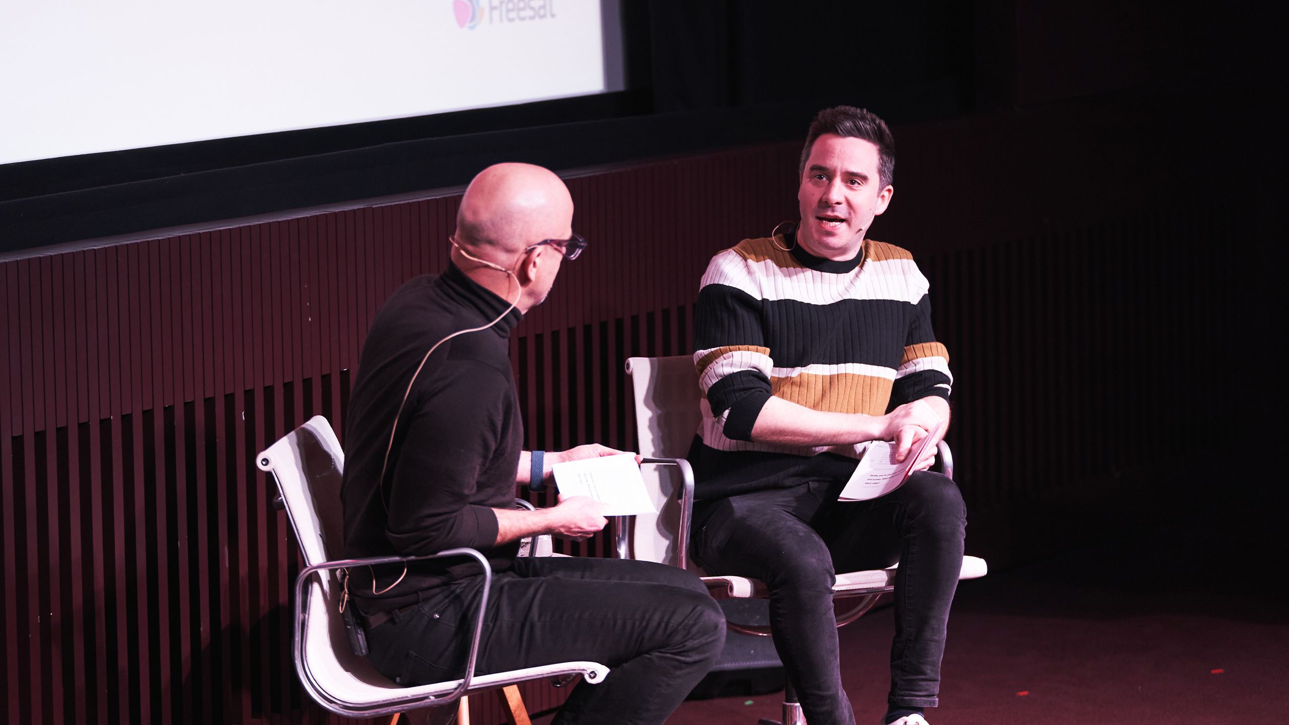 Patrick Holland and James Graham OBE