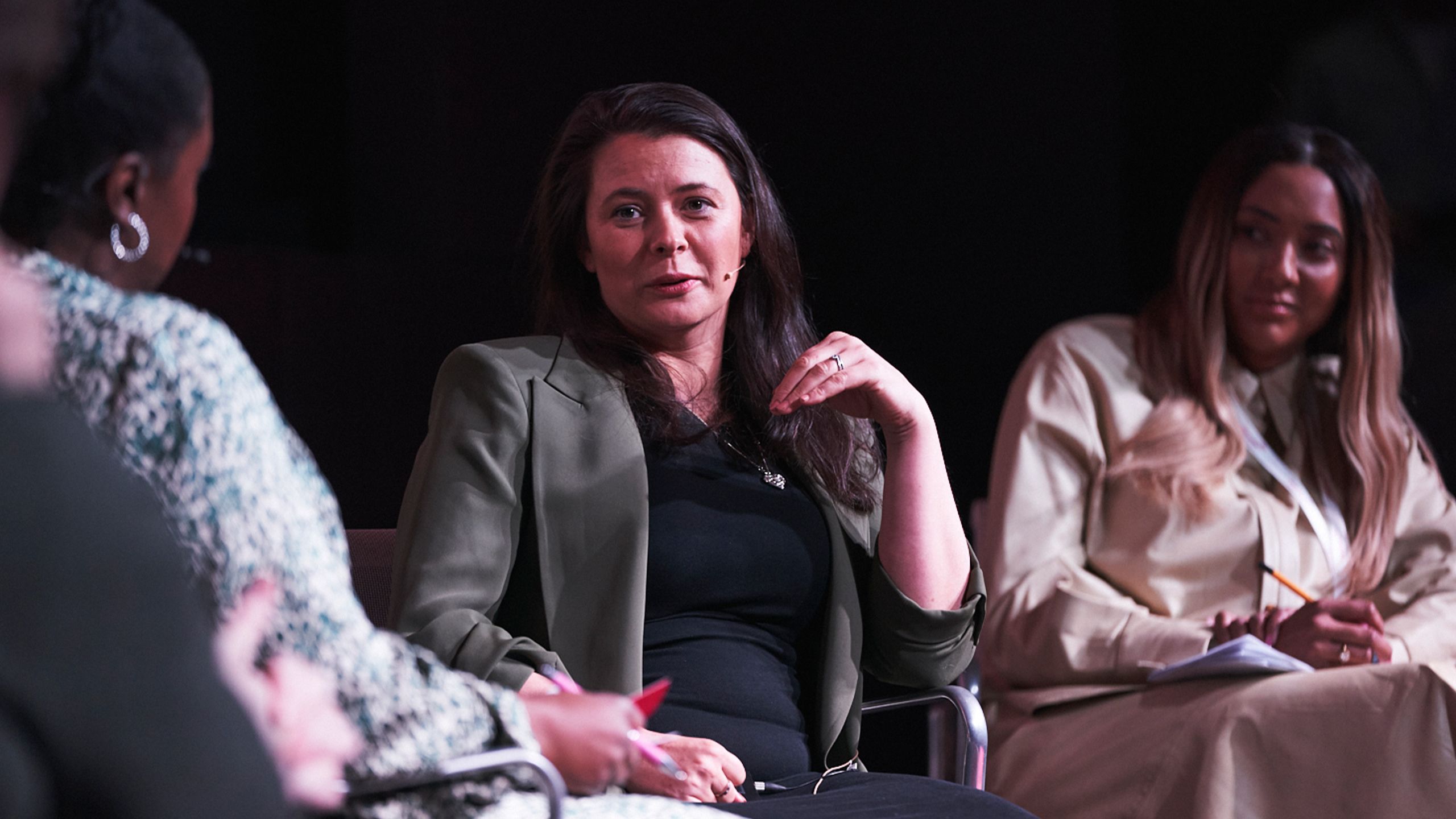 Marverine Cole, Liz Johnson and Joanna Abeyie MBE