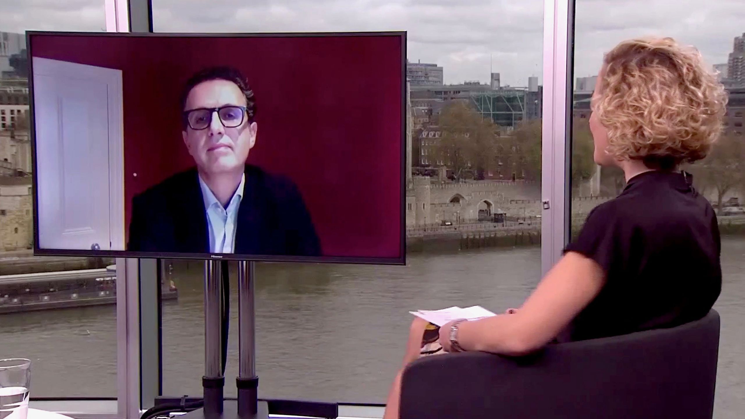 David Abraham in conversation with Cathy Newman