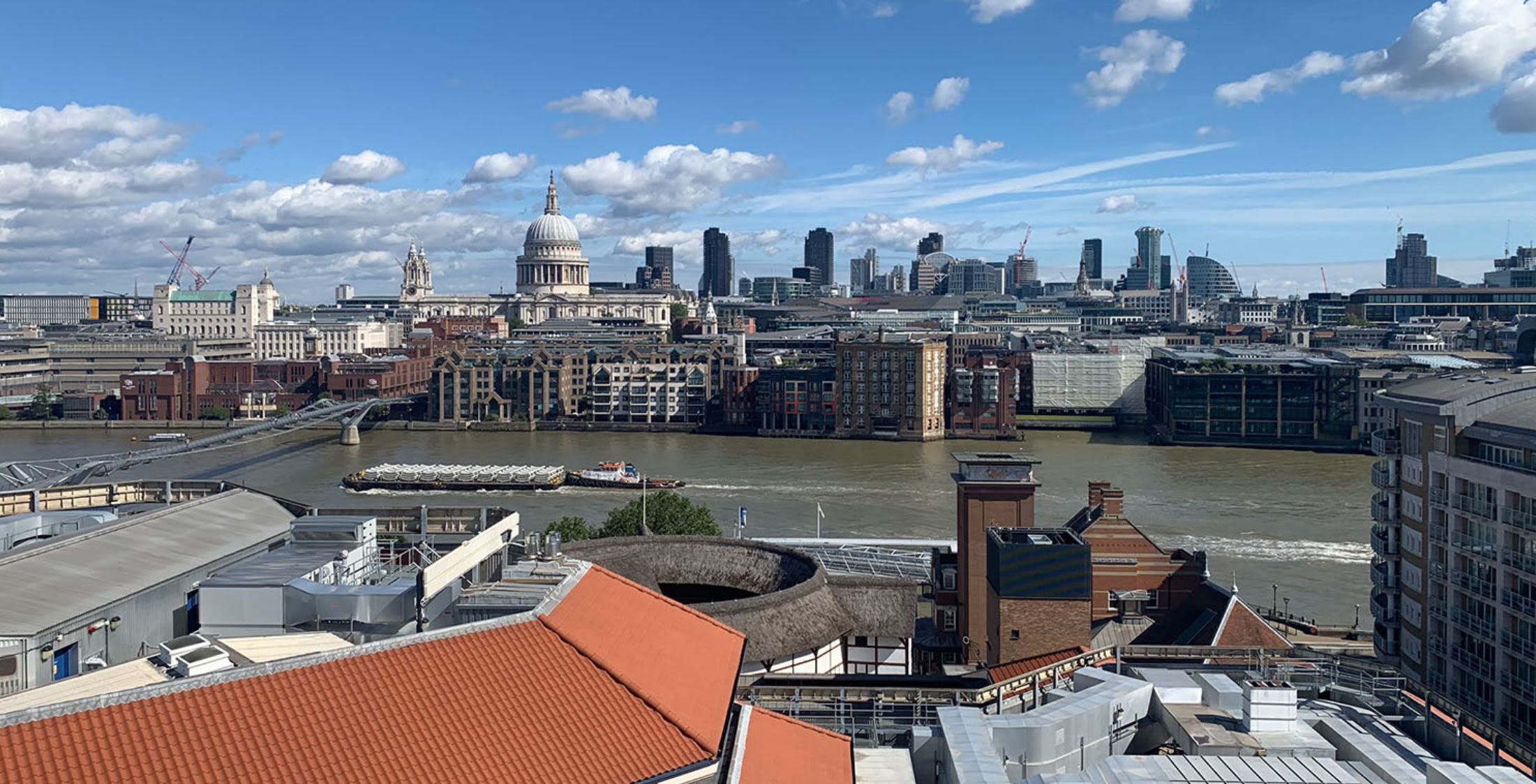 View across the Thames from the Southbank