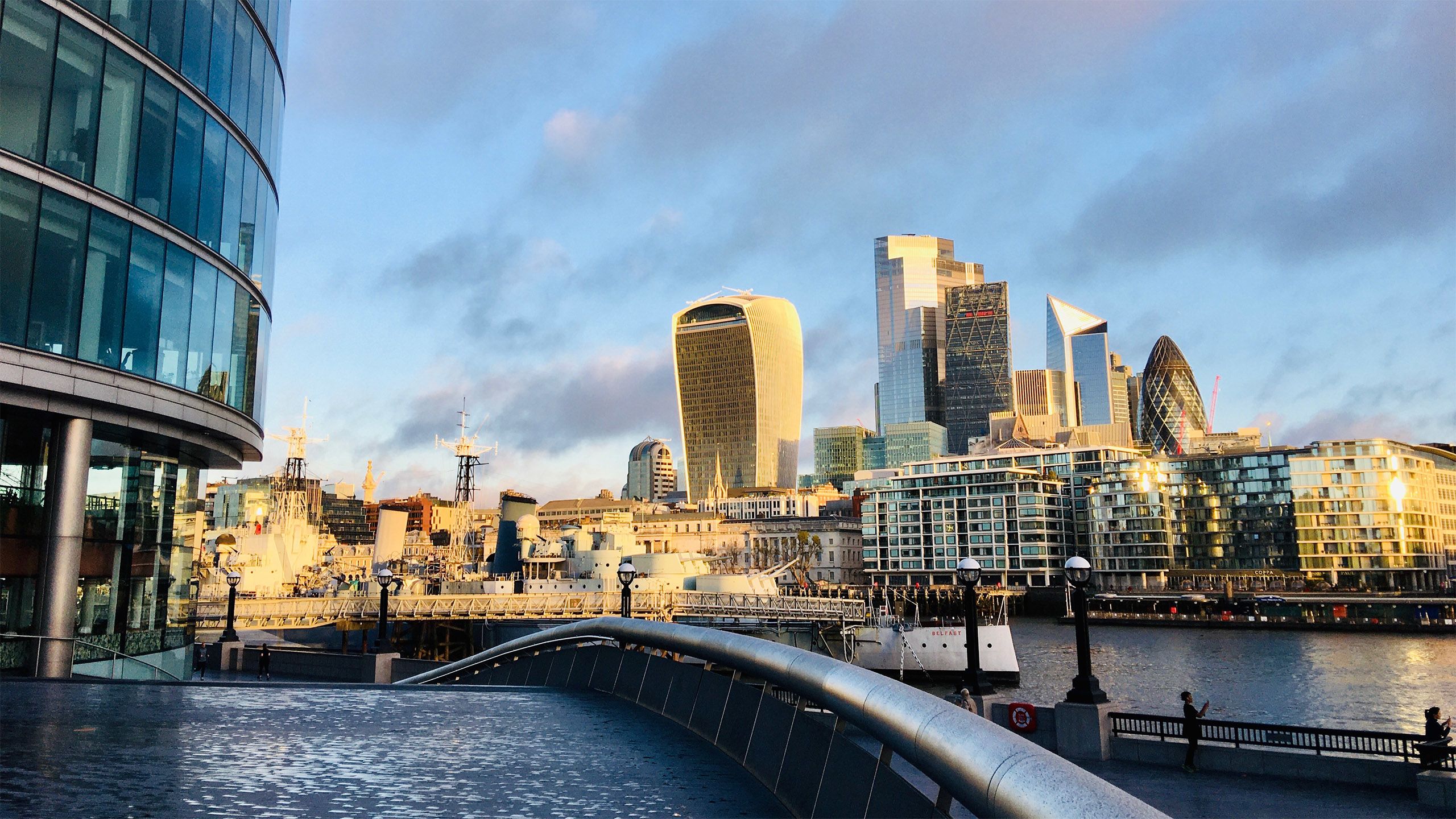 View across the River Thames outside the Ofcom building