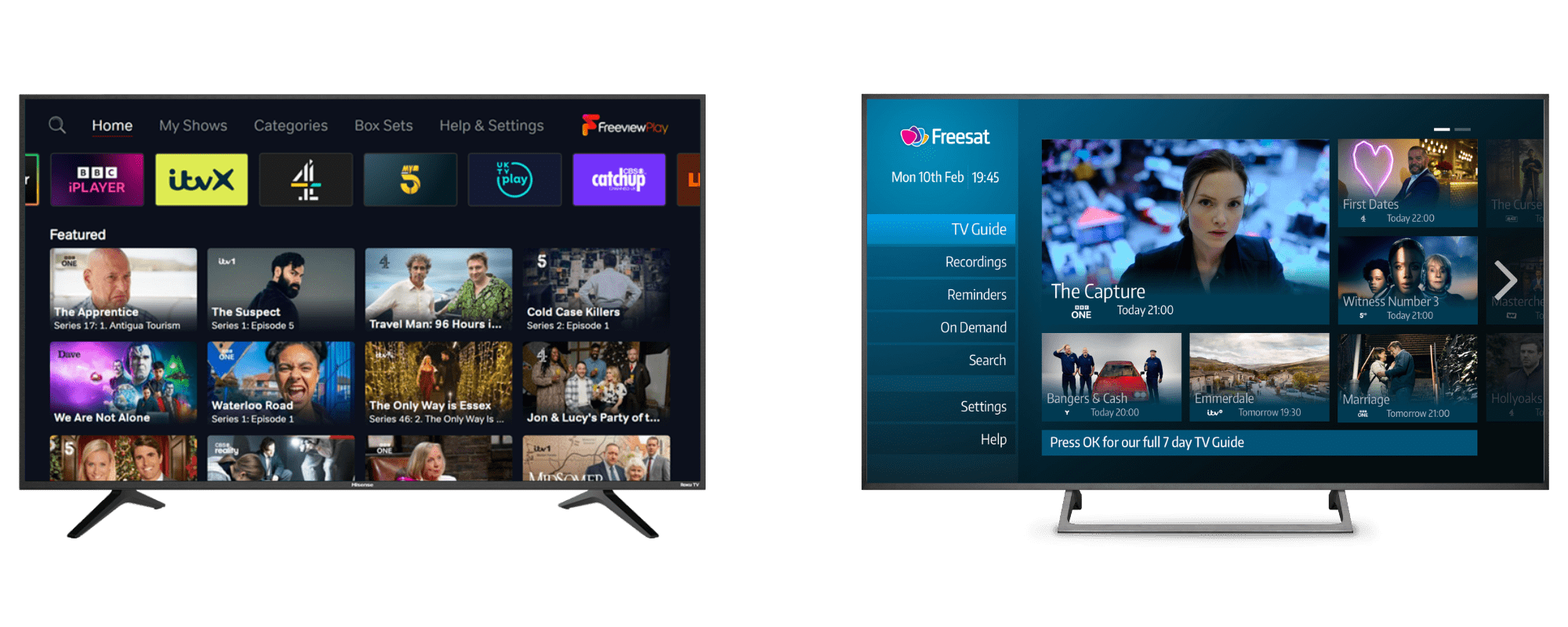 Freeview / Freesat UI