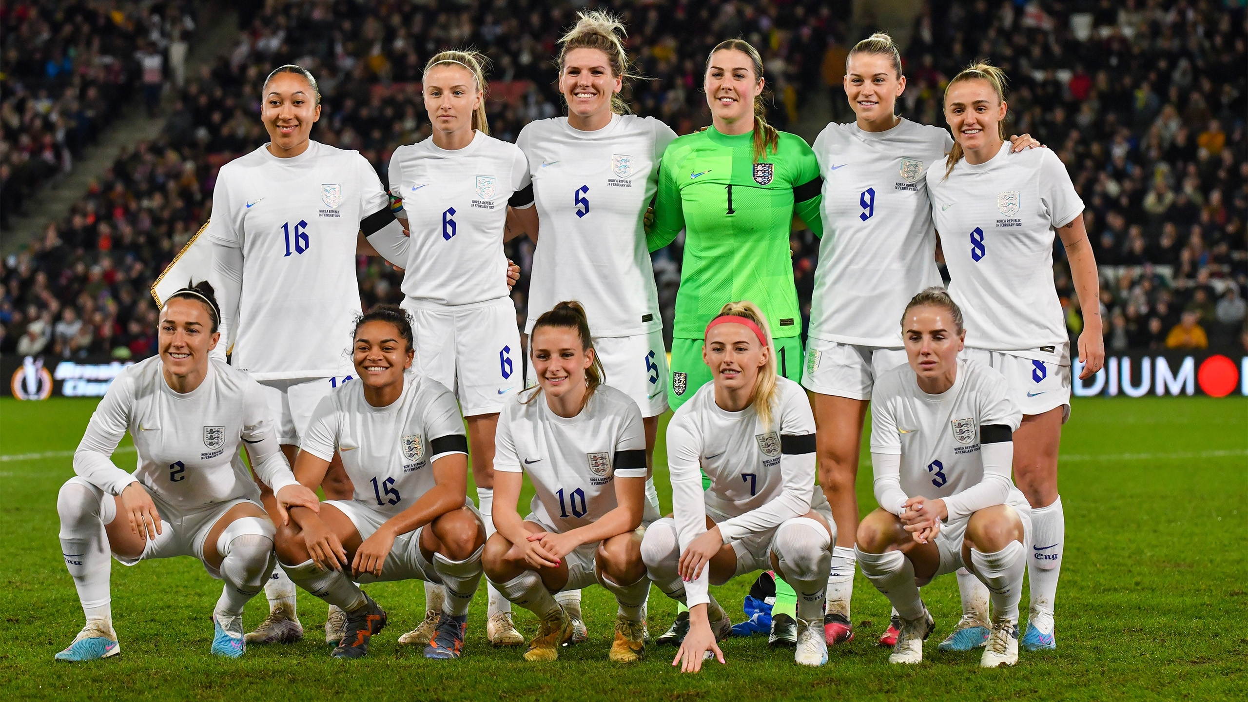 The Lionesses England team line-up